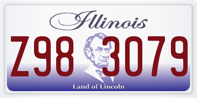 IL license plate Z983079