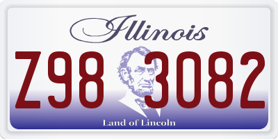 IL license plate Z983082