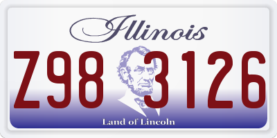 IL license plate Z983126