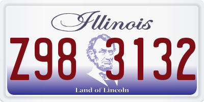 IL license plate Z983132