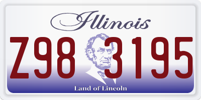 IL license plate Z983195