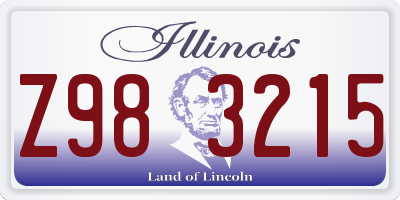 IL license plate Z983215