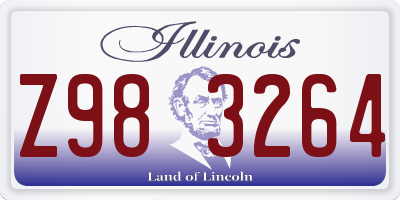 IL license plate Z983264