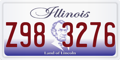 IL license plate Z983276