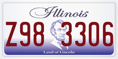 IL license plate Z983306