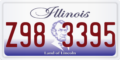 IL license plate Z983395