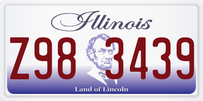 IL license plate Z983439