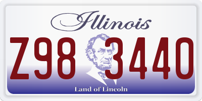 IL license plate Z983440