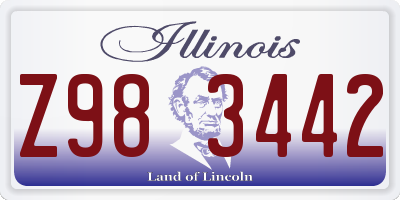 IL license plate Z983442