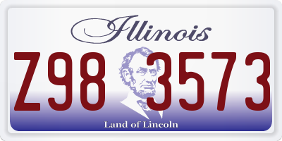 IL license plate Z983573
