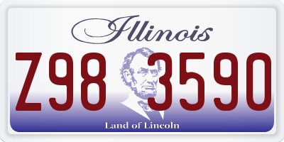 IL license plate Z983590