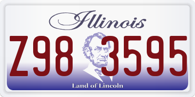 IL license plate Z983595