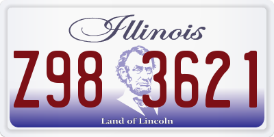 IL license plate Z983621