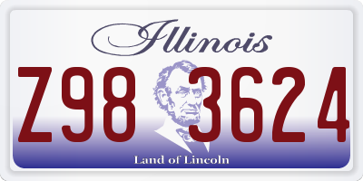 IL license plate Z983624