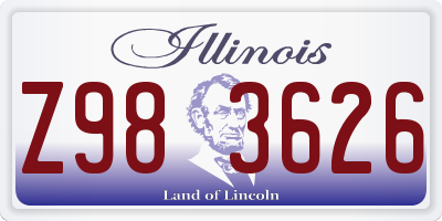 IL license plate Z983626