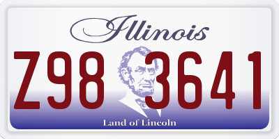 IL license plate Z983641
