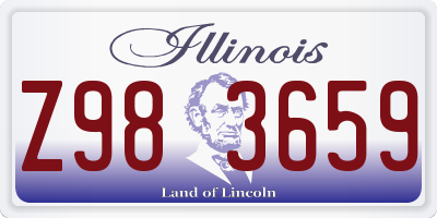 IL license plate Z983659
