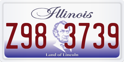 IL license plate Z983739