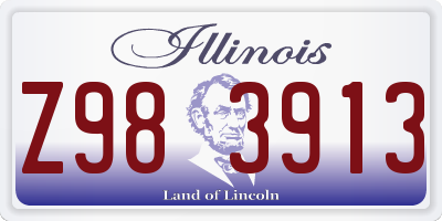 IL license plate Z983913