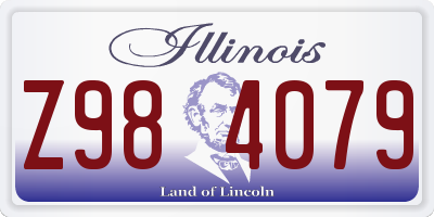 IL license plate Z984079