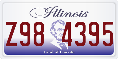 IL license plate Z984395