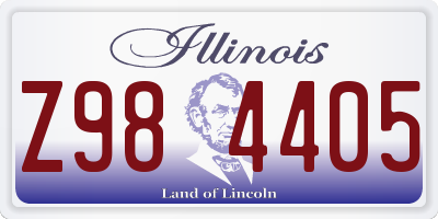 IL license plate Z984405