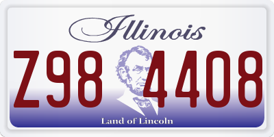 IL license plate Z984408