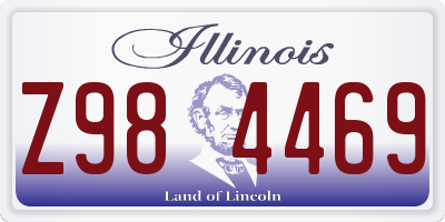 IL license plate Z984469