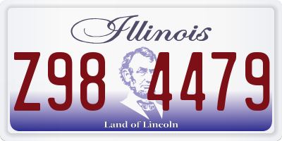 IL license plate Z984479