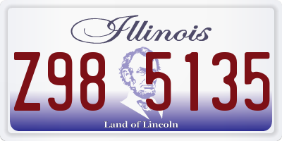 IL license plate Z985135