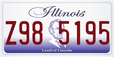 IL license plate Z985195