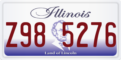 IL license plate Z985276