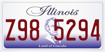 IL license plate Z985294