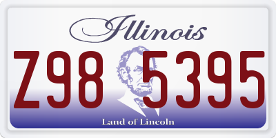 IL license plate Z985395