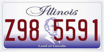 IL license plate Z985591