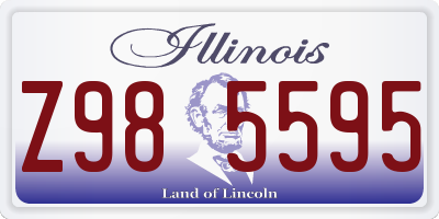 IL license plate Z985595