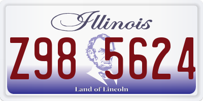 IL license plate Z985624