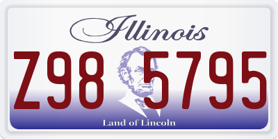 IL license plate Z985795