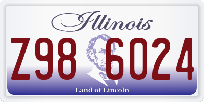 IL license plate Z986024