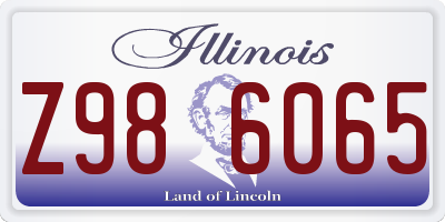 IL license plate Z986065