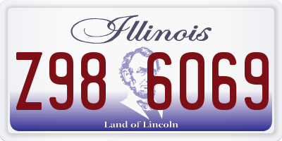 IL license plate Z986069