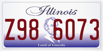 IL license plate Z986073
