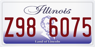 IL license plate Z986075