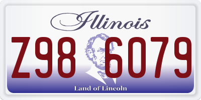 IL license plate Z986079
