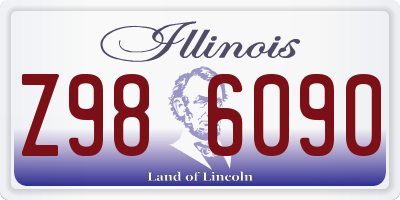 IL license plate Z986090