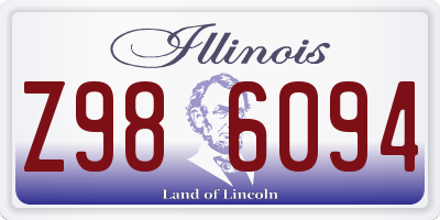 IL license plate Z986094