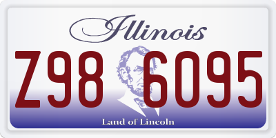 IL license plate Z986095