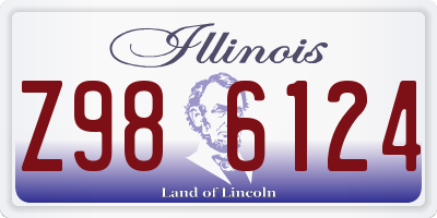 IL license plate Z986124