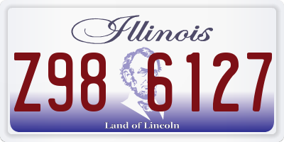 IL license plate Z986127