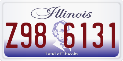 IL license plate Z986131
